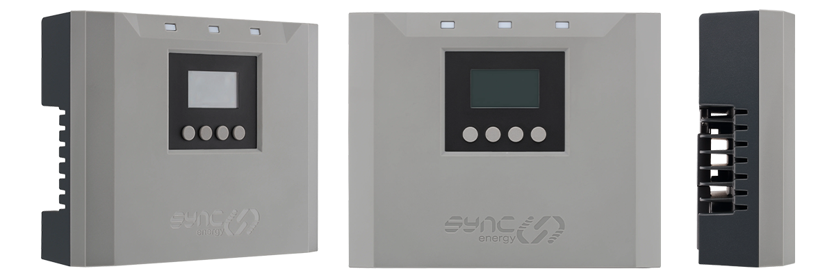 Sync Energy solar power diverter for directing excess solar energy to hot water in UK home energy systems